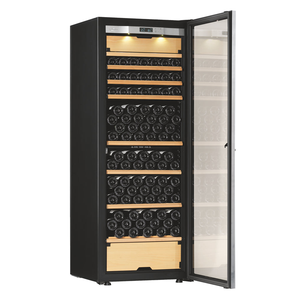 Transtherm castel storage layout by wine cabinet manufacturers EuroCave