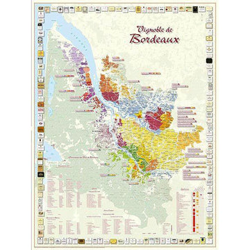 vineyards of bordeaux wine map