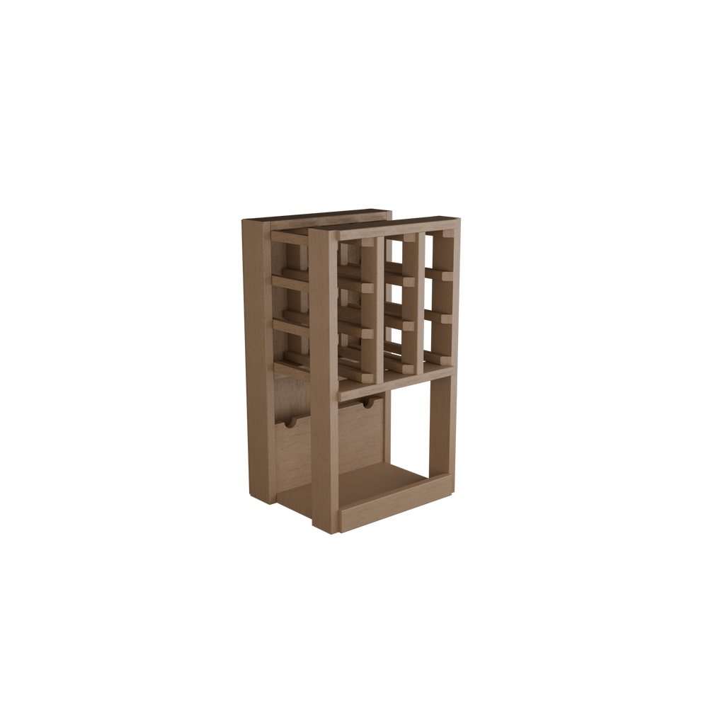 Avino 12 Bottle Wine Rack & Angled Display - Self Assembled Wine Rack