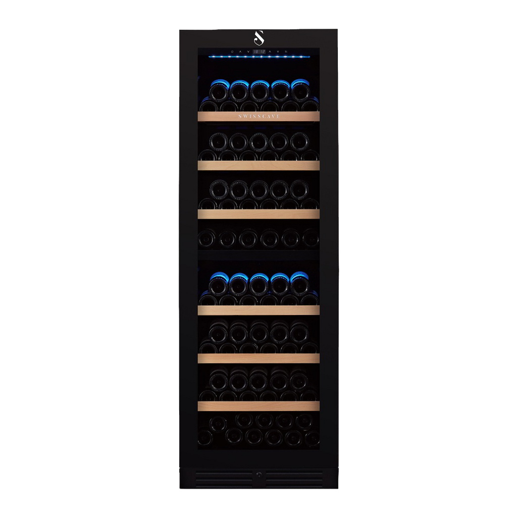 Front view of the Classic dual zone wine cooler WL455DF