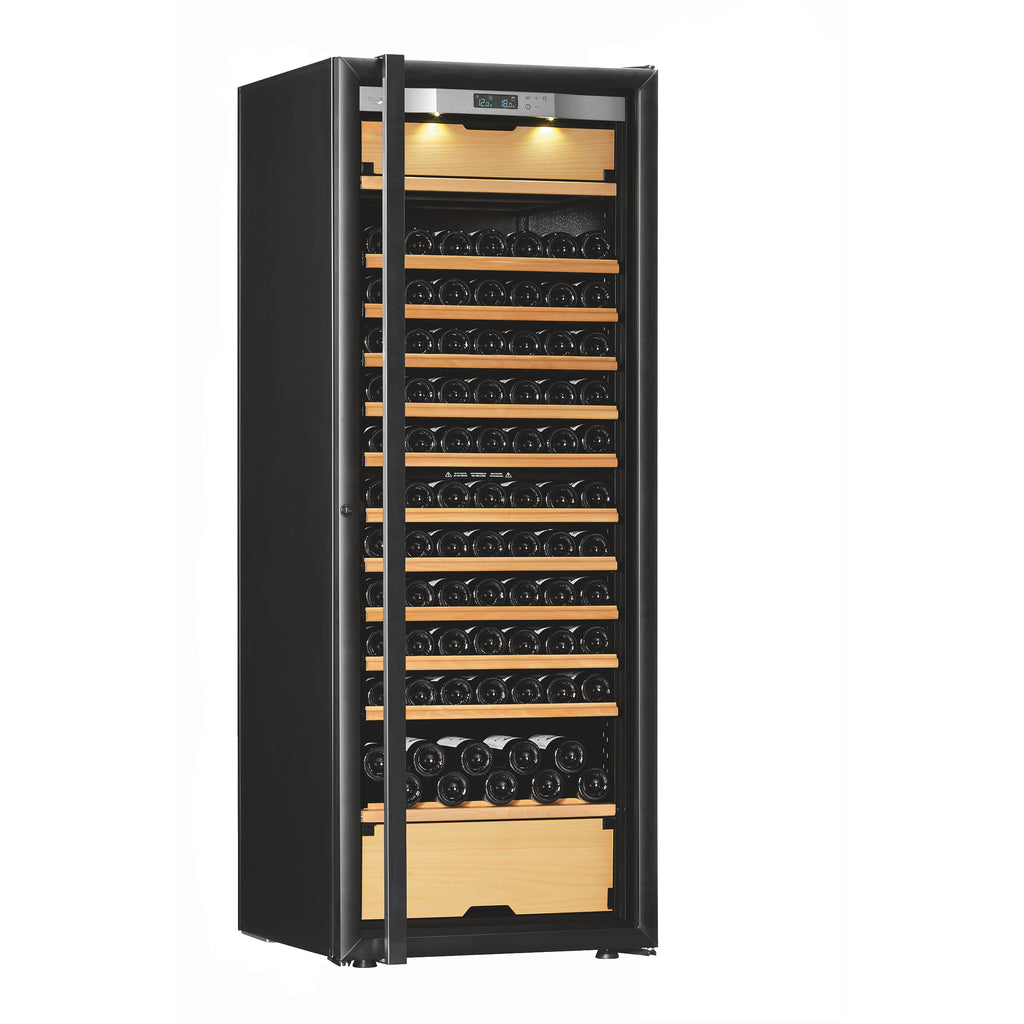 Transtherm CASTEL framed glass door wine cabinet by wine cabinet manufacturers euroCave