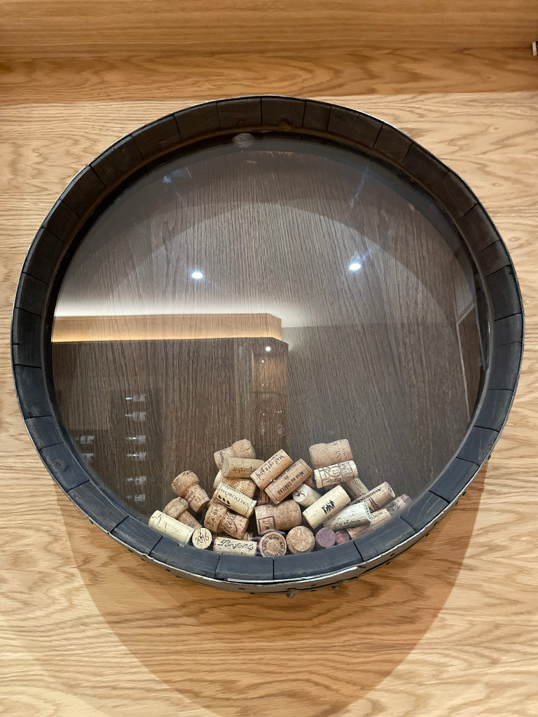 wine barrel cork holder