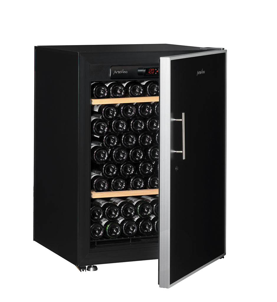 Artevino single temperature solid door wine fridge
