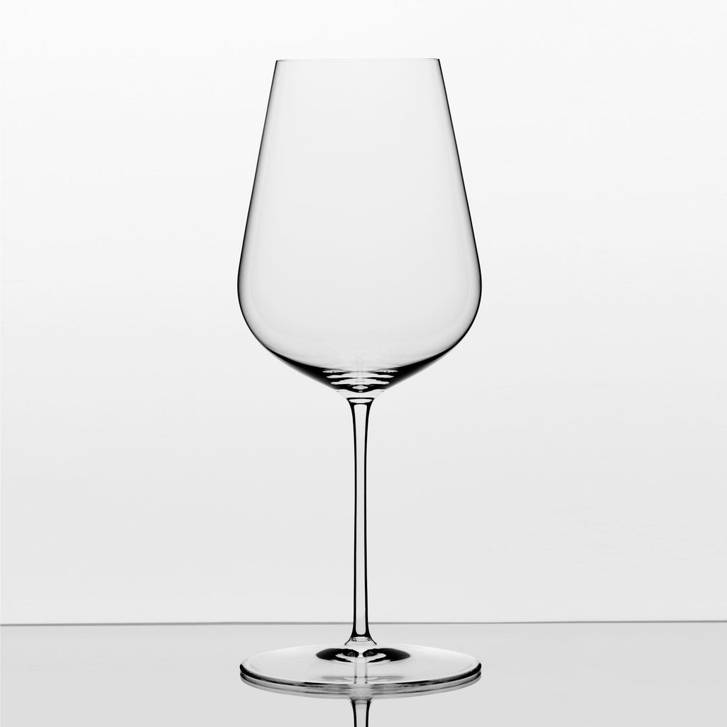 mouth blown wine glass by Jancis Robinson for Richard Brendon Studio