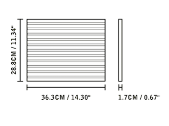 STACT Pro extension panel dimentions