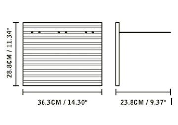 STACT PRO stemware dimentions