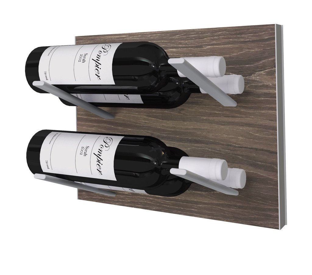 wooden effect wine rack