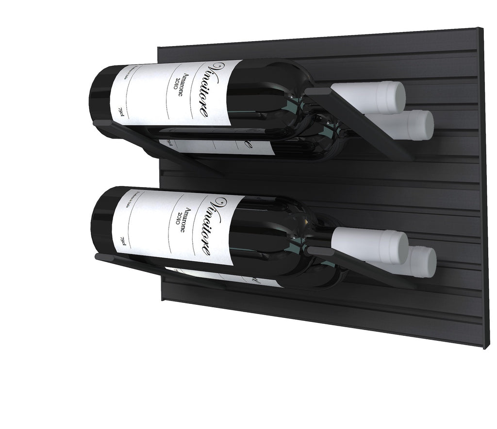 matt black wine rack