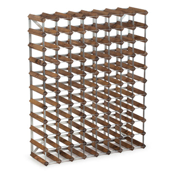 90 bottle assembled traditional wine rack