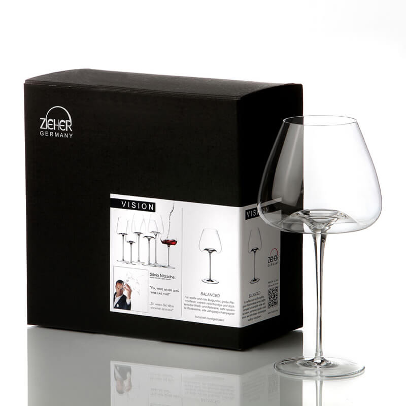 Zieher balanced wine glass box