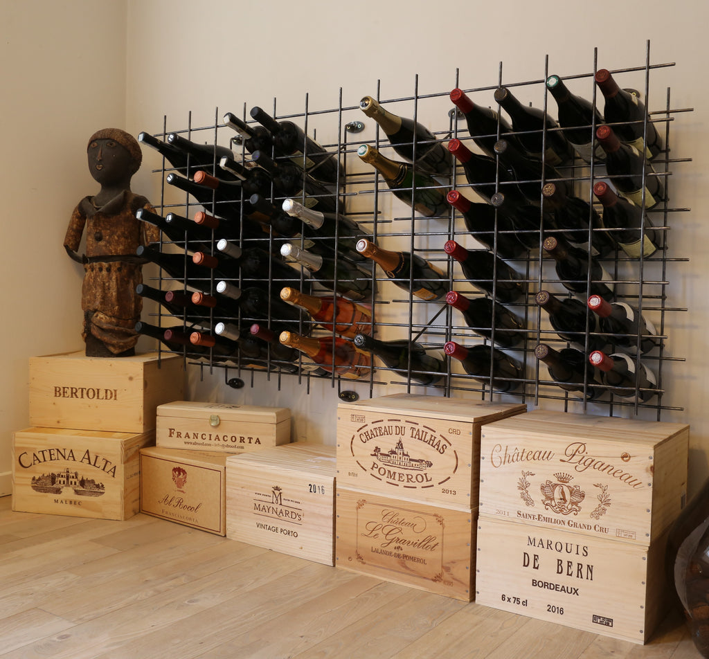 wallit wine rack metal industrial