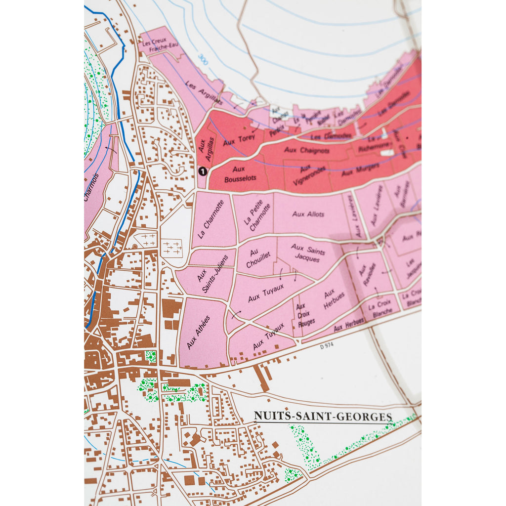 wine map - burgundy regions