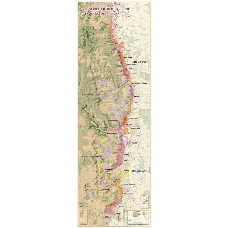 vineyards of burgundy map