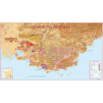 vineyards of provence map